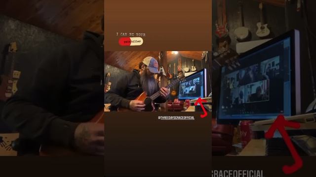 Three Days Grace - Painkiller Riff(Barry Stock) смотреть онлайн