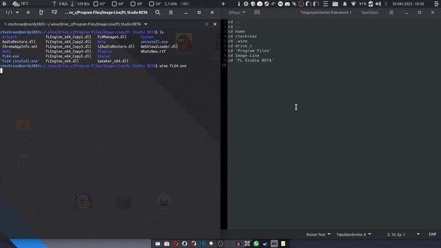 I run FL Studio BETA on Ubuntu Budgie 22 04.1 LTS смотреть онлайн