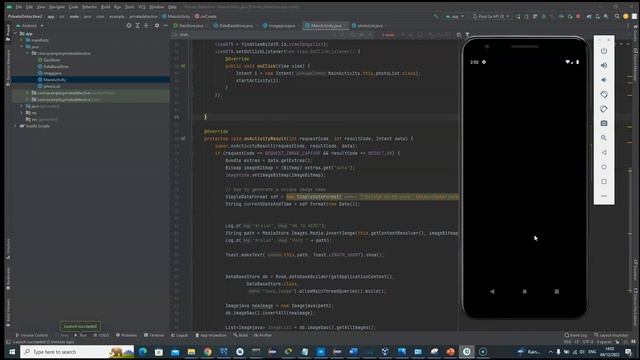 Android Studio Camera Application Storing images using room смотреть онлайн