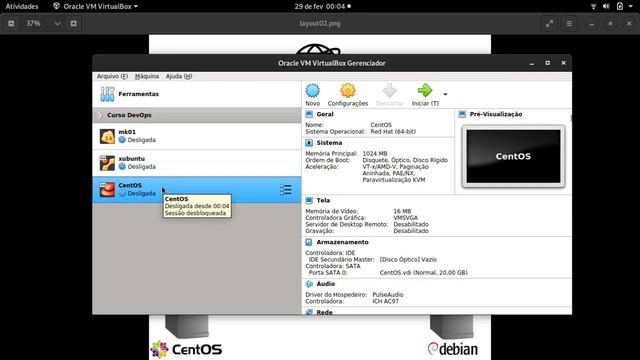 02 - Criando a VM CentOS (Linux) смотреть онлайн