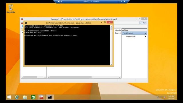 Configuring Key Recovery Agent смотреть онлайн