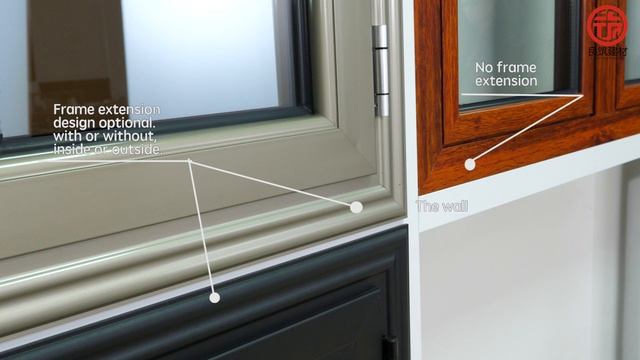 aluminum casement window LZ-40 (or thermally broken system LZ-55) смотреть онлайн