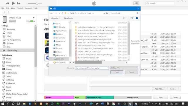 Move or copying file from Windows PC Itunes to iPhone смотреть онлайн