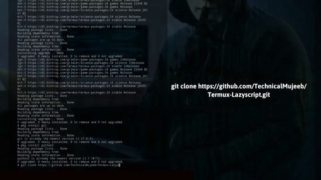 script termux lazyscript terbaru 100% work смотреть онлайн