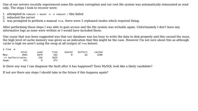 DevOps & SysAdmins: Diagnosing cause of orphaned inodes on Linux, busy MySQL? (2 Solutions!!) смотреть онлайн