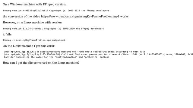 FFmpeg different functions between Windows and Linux (2 Solutions!!) смотреть онлайн