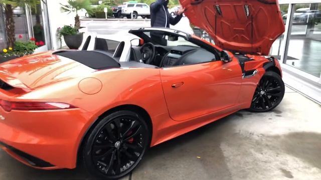 2014 Jaguar F-TYPE V6 S Firesand Metallic at Park Place LTD смотреть онлайн