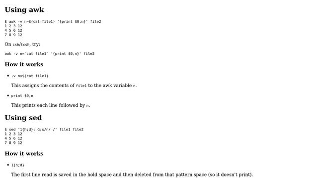 Unix & Linux: Appending One File to the Second Until End of File (5 Solutions!!) смотреть онлайн