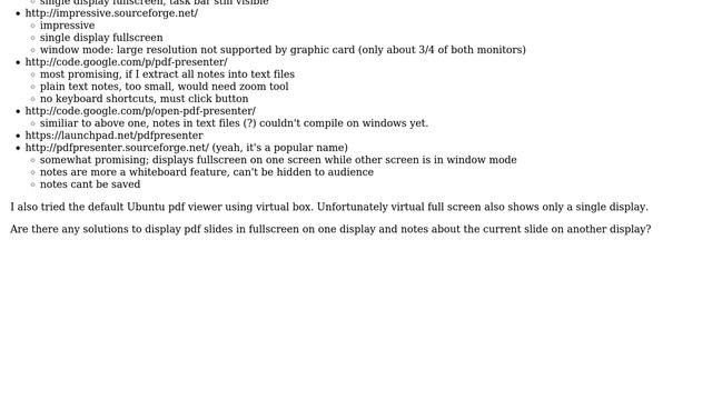 Solutions for presenting PDF slides with presenter notes on second display (2 Solutions!!) смотреть онлайн