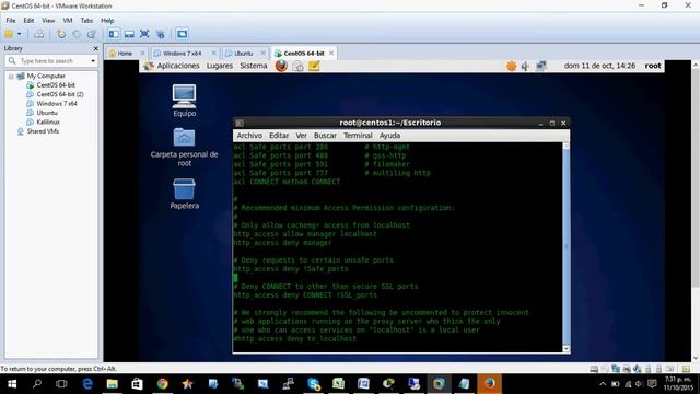 Instalacion servidor proxy en Centos - Unad Redes locales Avanazadas смотреть онлайн