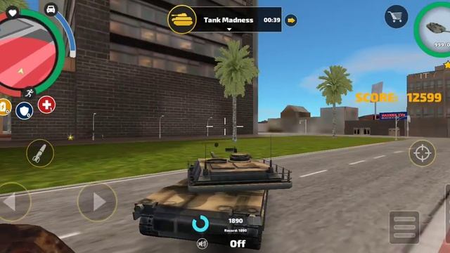 Rope Hero | tank madness mission gameplay android #youtube #games #ropeherovicetown #openworldgame смотреть онлайн