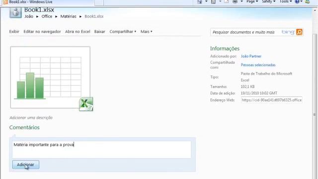 Guardando e Compartilhando Arquivos com Live@edu e SkyDrive смотреть онлайн