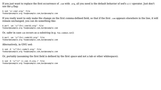 Unix & Linux: Manipulating text in first column only? (3 Solutions!!) смотреть онлайн