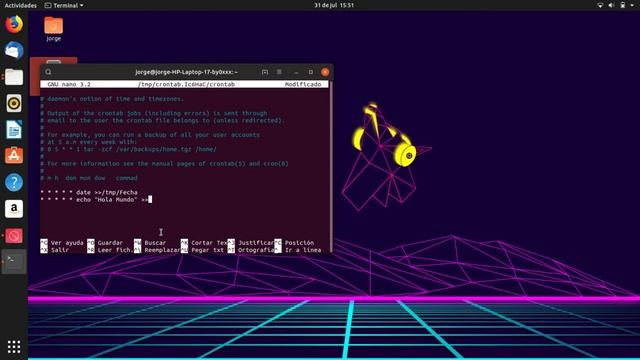 Crontab En UBUNTU смотреть онлайн