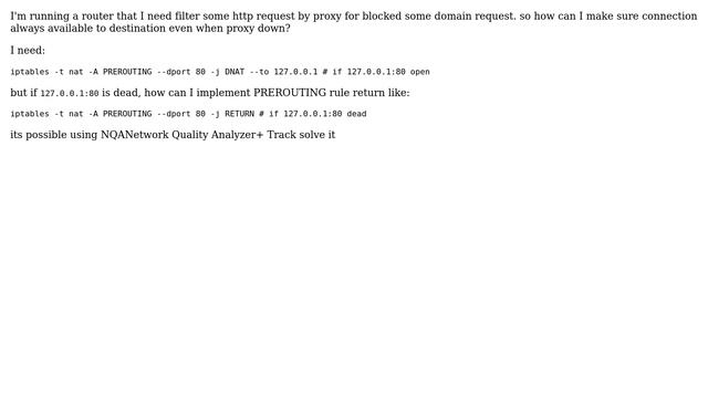 iptables nat redirect to port if port open? смотреть онлайн