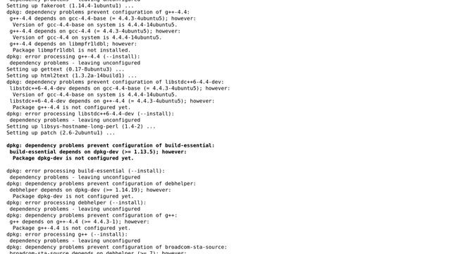 Ubuntu: Package dependency problem (offline install of wireless drivers) смотреть онлайн