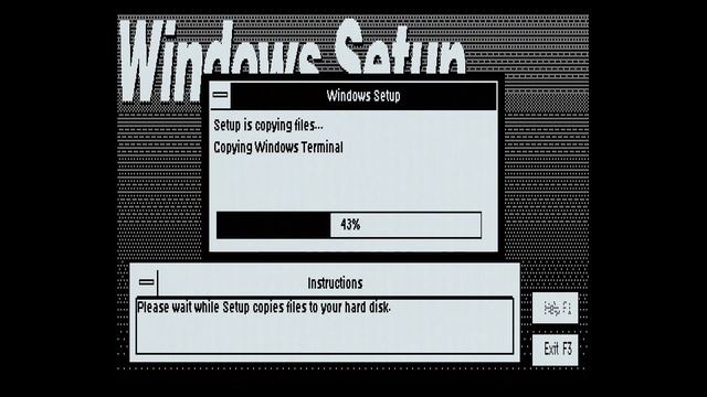 Windows 3.0 install on IBM PC junior смотреть онлайн