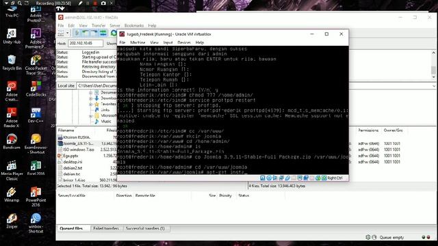 Konfigurasi Interfaces, DNS, FTP, Web, dan Mail Server pada Debian смотреть онлайн