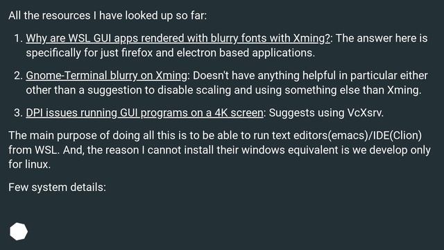 Blurry fonts on using Windows default scaling with WSL GUI applications (HiDPI) смотреть онлайн