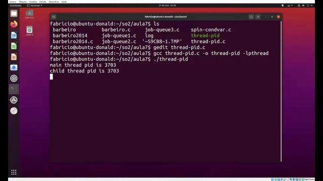 thread-pid.c - Imprime o ID de Processos de Threads no Linux (LinuxThreads vs. NTPL) смотреть онлайн