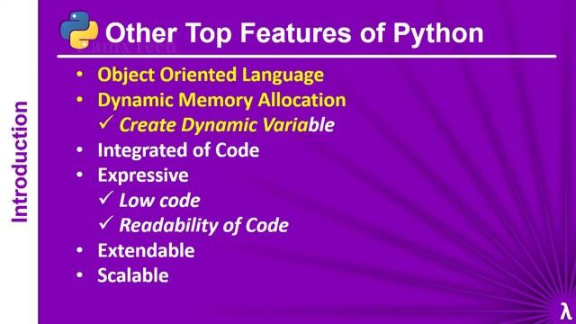 Python Tutorials - Introduction - Top 18 Features смотреть онлайн
