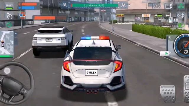 Japan police sim 2022 | Honda Civic type R officer drivee - Android gameplay смотреть онлайн