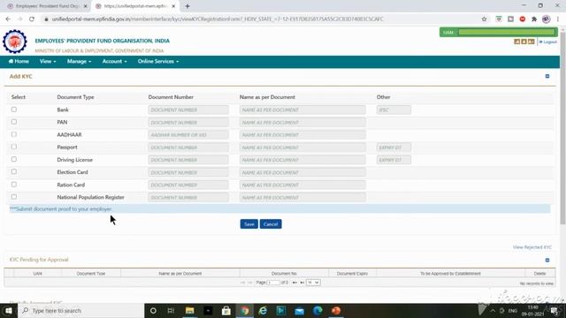 EPFO KYC Update Online & KYC approval process 2021 | PF KYC in 2 minutes in hindi| UAN смотреть онлайн