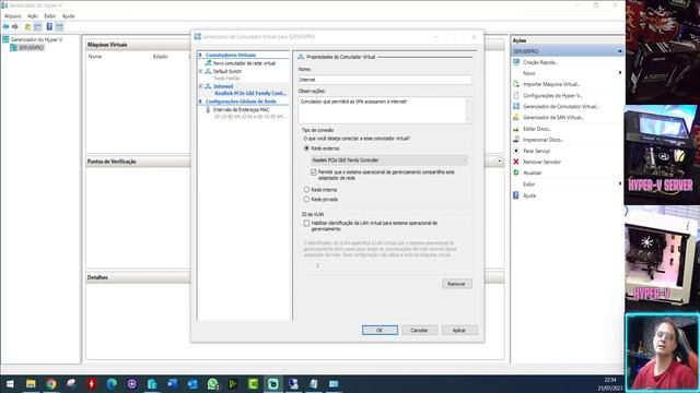 Hyper-V Server 2019 em WorkGroup (2023) - Projeto do zero, curso completo 06/11- BoraPranuvem.com.b смотреть онлайн