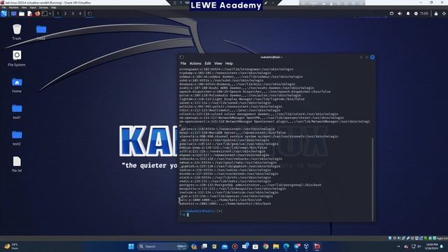 LINUX USER ADD & DELET | kali Linux Tutorial in Bangla 2024| Kali Linux user 2024 | LEWE Academy смотреть онлайн