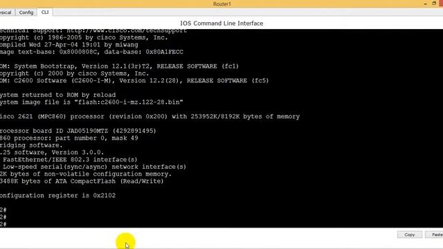 How to Change Configuration Register Value on CISCO Router HD смотреть онлайн