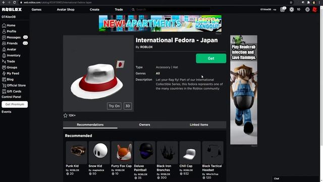 How to Get International Fedora Japan | Roblox смотреть онлайн