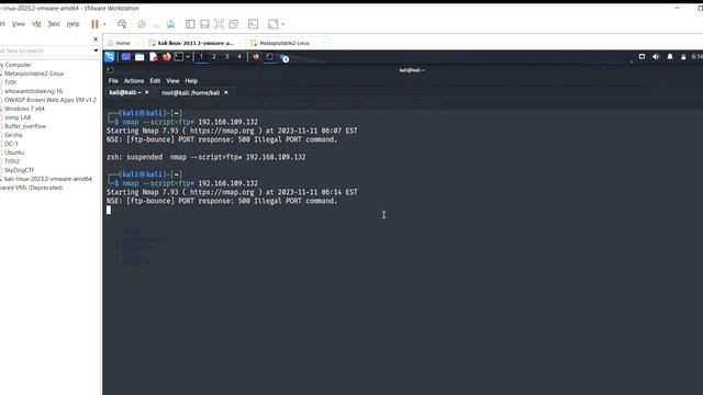 Metasploitable Machine FTP Port vulnerability with kali linux смотреть онлайн