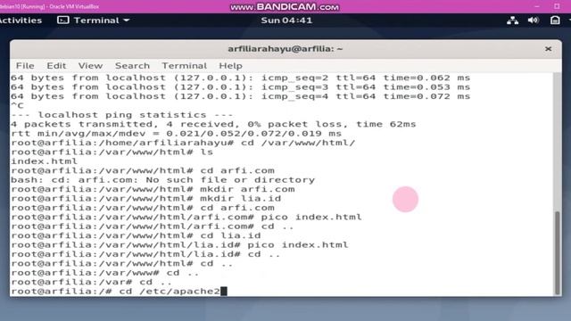 Virtual Host Pada Web Server dengan Menggunakan DNS Server - Debian 10 смотреть онлайн