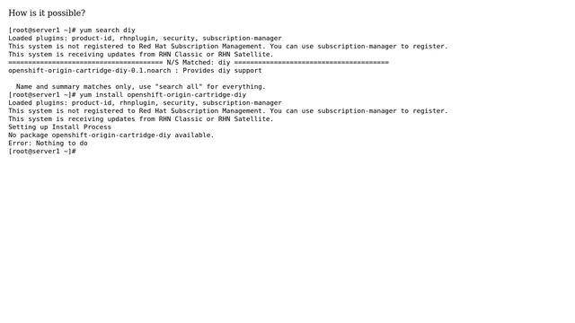 Unix & Linux: Yum can find a package, but can not install it смотреть онлайн