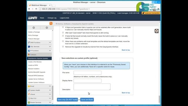 Setup cPanelWHM CentOS смотреть онлайн