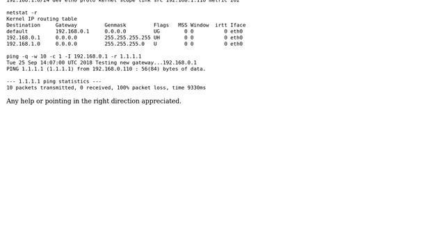 Unix & Linux: Change default gateway & assigned IP via script смотреть онлайн