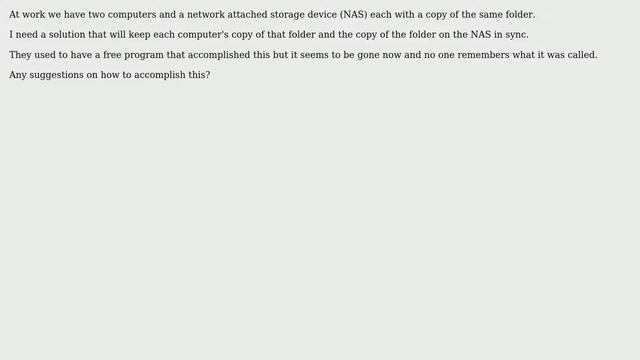 Unix & Linux: Solution to sync folders between two computers and a NAS смотреть онлайн