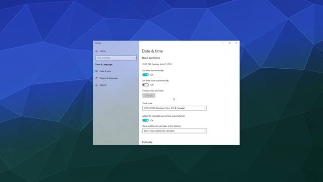 How to Change Date & Time Settings on Windows 10 смотреть онлайн