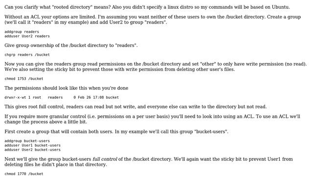 Unix & Linux: user access to private directory смотреть онлайн