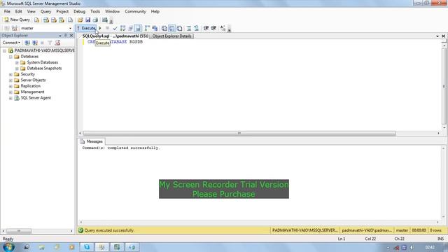CREATING DATABASE USING CUI смотреть онлайн