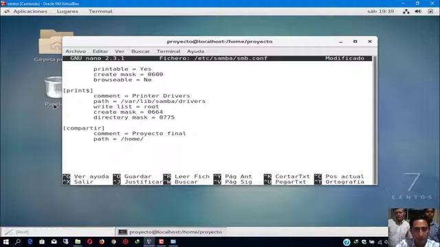 INSTALACIÓN DE CENTOS Y CONFIGURACIÓN DEL SERVIDOR SAMBA смотреть онлайн