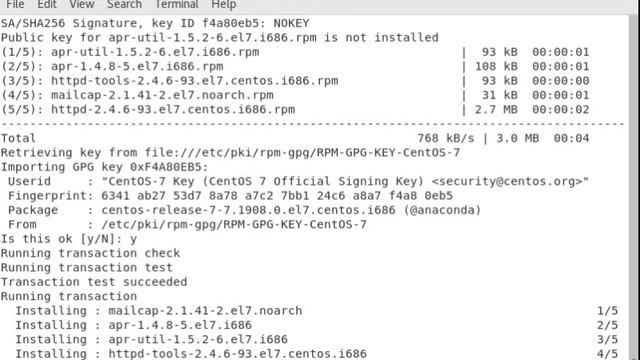 Tutorial centOS 7 : Web Server смотреть онлайн