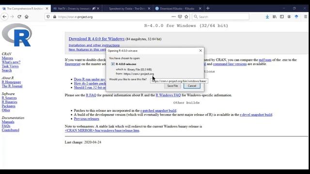 Downloading R and RStudio смотреть онлайн