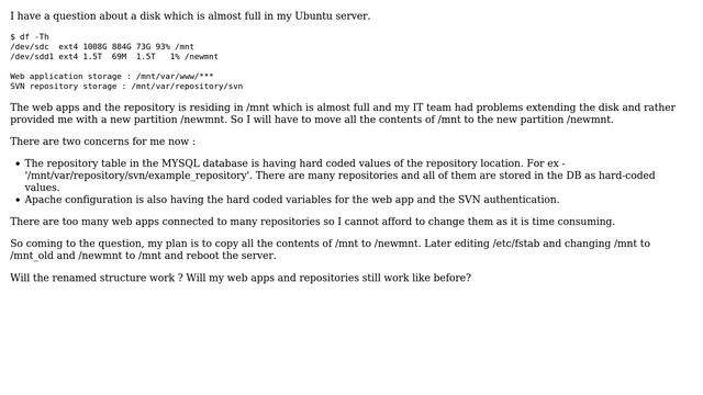 Unix & Linux: Renaming in /etc/fstab смотреть онлайн