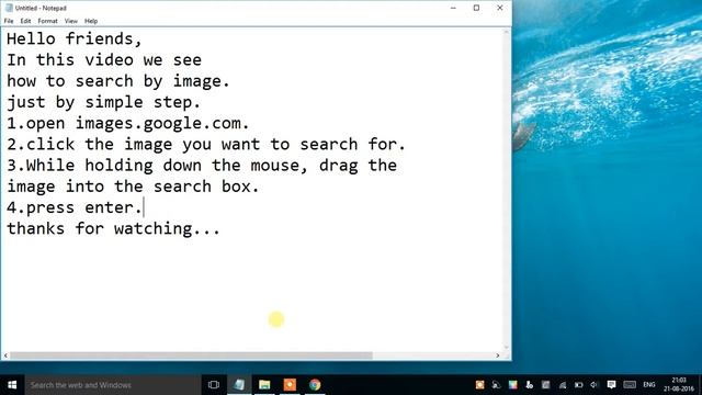 How to search by image in windows 7/8/8.1/10 easy and fast смотреть онлайн