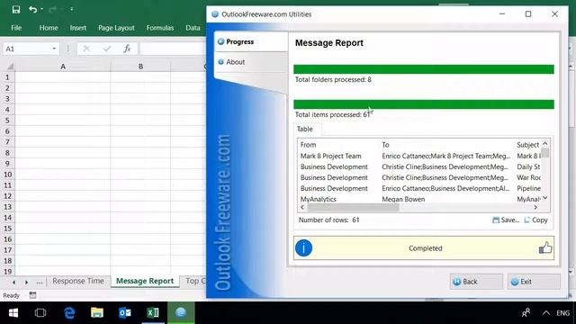 Get Report on Outlook Messages смотреть онлайн