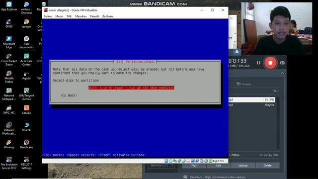 Tutorial install debian 9 melalu virtual box смотреть онлайн