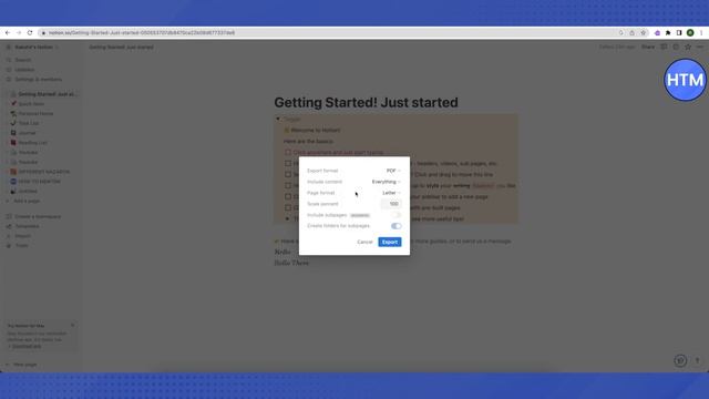 How To Export Notion To PDF (EASY!) смотреть онлайн