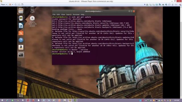 Docker basic operations on Ubuntu. смотреть онлайн