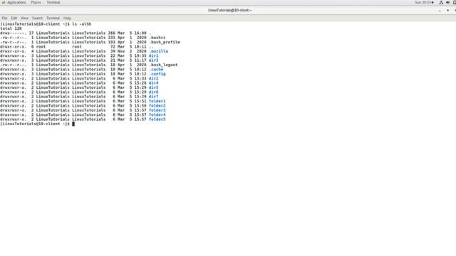 Linux | list content of directories (ls) details смотреть онлайн